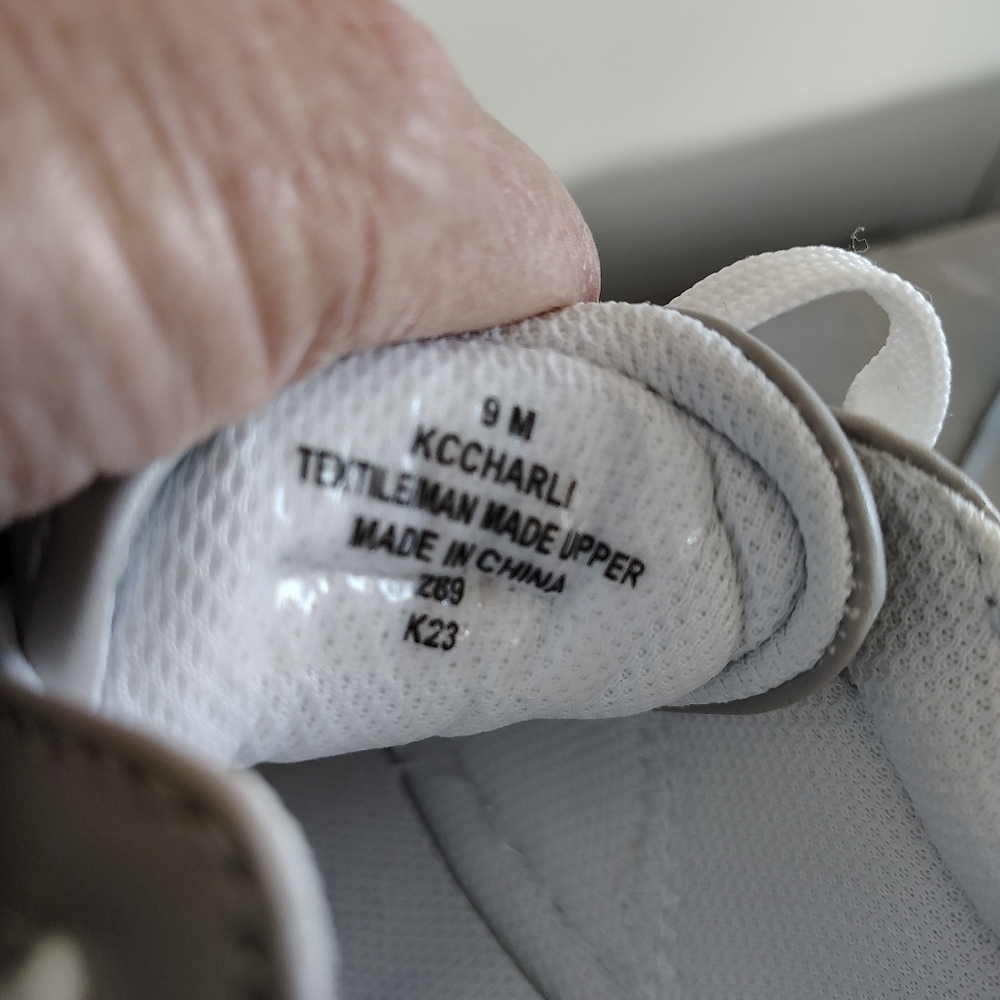 Calvin Klein Charli Grey Logo Low Top Sneakers on 9M - Picture 5 of 8